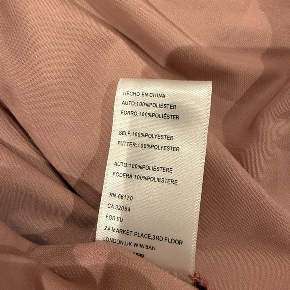 Urban Outfitters Velvet Sleeveless Top in Dusty Rose/Pink - Picture 5 of 5